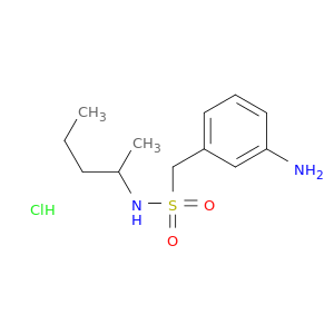 1-(3-aminophenyl)-N-(pentan-2-yl)methanesulfonamide hydrochloride