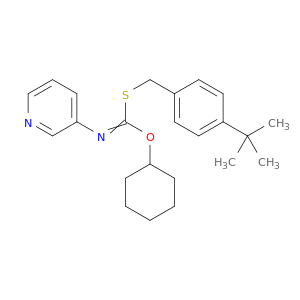 O-CYCLOHEXYL S-((4-(1,1-DIMETHYLETHYL)PHENYL)METHYL) PYRIDIN-3-YLCARBONIMIDOTHIOATE
