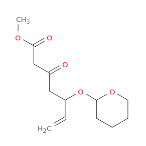 6-Heptenoic acid, 3-oxo-5-[(tetrahydro-2H-pyran-2-yl)oxy]-, methyl ester