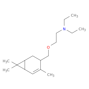 N,N-DIETHYL-2-[(4,7,7-TRIMETHYL-3-BICYCLO[4.1.0]HEPT-4-ENYL)METHOXY]ETHANAMINE