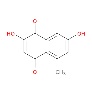 1,4-Naphthalenedione, 2,7-dihydroxy-5-methyl-