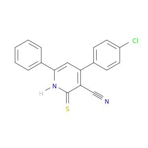 4-(4-chlorophenyl)-6-phenyl-2-sulfanylidene-1H-pyridine-3-carbonitrile