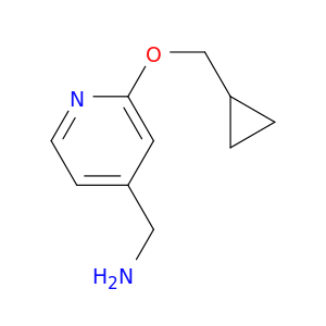 [2-(Cyclopropylmethoxy)pyridin-4-yl]methanamine