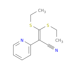 2-Pyridineacetonitrile,a-[bis(ethylthio)methylene]-