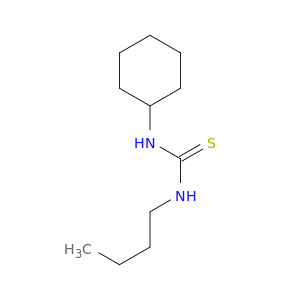 Thiourea, N-butyl-N'-cyclohexyl-