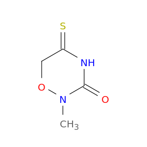 2H-1,2,4-Oxadiazin-3(4H)-one, dihydro-2-methyl-5-thioxo-