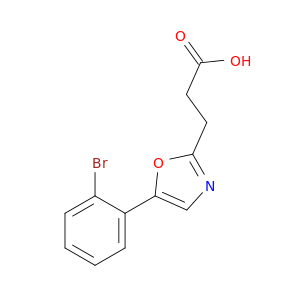 3-[5-(2-溴苯基)-1,3-噁唑-2-基]丙酸