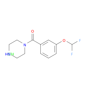 1-[3-(Difluoromethoxy)benzoyl]piperazine Hydrochloride