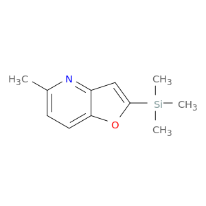 Furo[3,2-b]pyridine, 5-methyl-2-(trimethylsilyl)-
