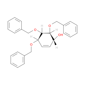 2-Cyclohexen-1-ol, 4,5,6-tris(phenylmethoxy)-, (1R,4R,5S,6S)-
