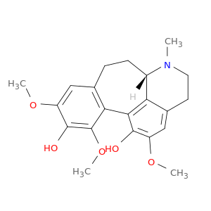 Benzo[6,7]cyclohept[1,2,3-ij]isoquinoline-1,11-diol,4,5,6,6a,7,8-hexahydro-2,10,12-trimethoxy-6-methyl-, (S)- (9CI)