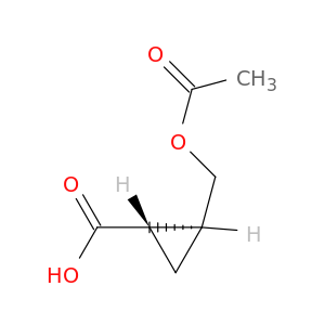 Cyclopropanecarboxylicacid, 2-[(acetyloxy)methyl]-, (1S,2S)-
