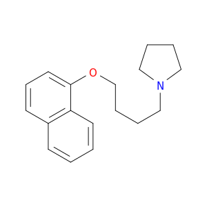 Pyrrolidine, 1-[4-(1-naphthalenyloxy)butyl]-