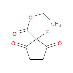 Cyclopentanecarboxylic acid, 1-fluoro-2,5-dioxo-, ethyl ester