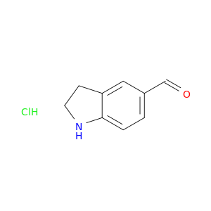 吲哚林-5-甲醛盐酸盐