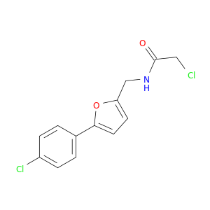 2-Chloro-N-((5-(4-chlorophenyl)furan-2-yl)methyl)acetamide