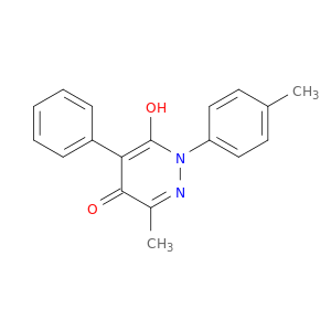 4(1H)-Pyridazinone, 6-hydroxy-3-methyl-1-(4-methylphenyl)-5-phenyl-