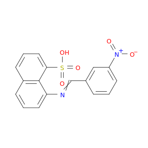 1-Naphthalenesulfonic acid, 8-[[(3-nitrophenyl)methylene]amino]-