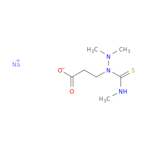 SODIUM 3-(2,2-DIMETHYL-1-METHYLTHIOCARBAMOYLHYDRAZINYL)PROPIONATE