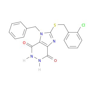 1-benzyl-2-[(2-chlorobenzyl)sulfanyl]-5,6-dihydro-1h-imidazo[4,5-d]pyridazine-4,7-dione