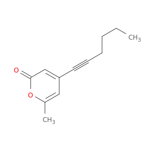 2H-Pyran-2-one, 4-(1-hexynyl)-6-methyl-