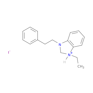 1H-Benzimidazolium, 1-ethyl-3-(2-phenylethyl)-, iodide