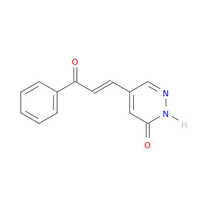 3(2H)-Pyridazinone, 5-[(1E)-3-oxo-3-phenyl-1-propenyl]-