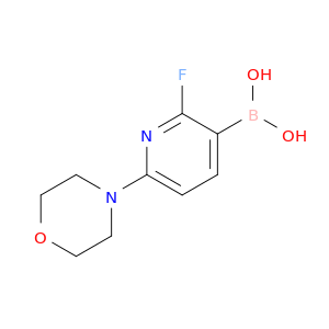 2-氟-6-(4-吗啉基)吡啶-3-硼酸