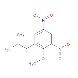 Benzene, 2-methoxy-1-(2-methylpropyl)-3,5-dinitro-