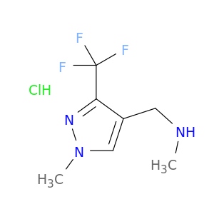 methyl({[1-methyl-3-(trifluoromethyl)-1H-pyrazol-4-yl]methyl})amine hydrochloride