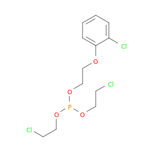 Phosphorous acid, bis(2-chloroethyl) 2-(2-chlorophenoxy)ethyl ester