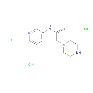 2-（哌嗪-1-基）乙酰-N-（3-吡啶基）酰胺三盐酸盐