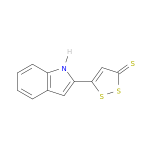 3H-1,2-Dithiole-3-thione, 5-(1H-indol-2-yl)-