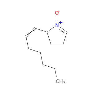 2H-Pyrrole, 2-(1-heptenyl)-3,4-dihydro-, 1-oxide