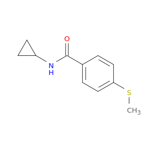 N-Cyclopropyl-4-(methylsulfanyl)benzamide