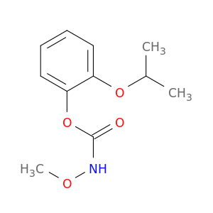 Carbamic acid, methoxy-, 2-(1-methylethoxy)phenyl ester