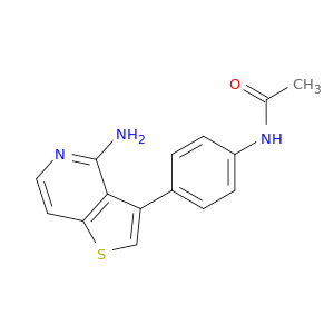 Acetamide, N-[4-(4-aminothieno[3,2-c]pyridin-3-yl)phenyl]-