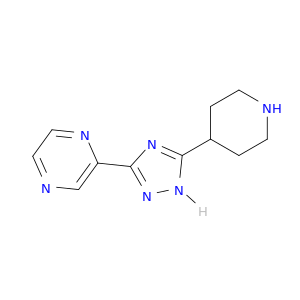Pyrazine, [5-(4-piperidinyl)-1H-1,2,4-triazol-3-yl]-