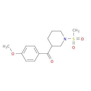 Methanone, (4-methoxyphenyl)[1-(methylsulfonyl)-3-piperidinyl]-
