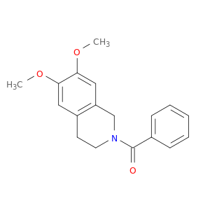 Isoquinoline, 2-benzoyl-1,2,3,4-tetrahydro-6,7-dimethoxy-