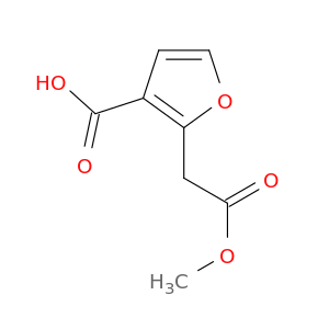 2-(2-Methoxy-2-oxoethyl)furan-3-carboxylic acid