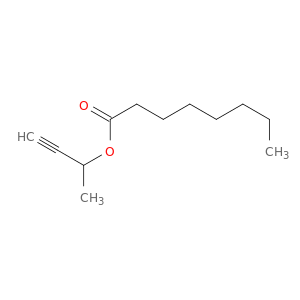 Octanoic acid, 1-methyl-2-propynyl ester