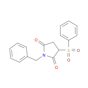 2,5-Pyrrolidinedione, 1-(phenylmethyl)-3-(phenylsulfonyl)-
