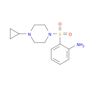 2-(4-Cyclopropylpiperazine-1-sulfonyl)aniline