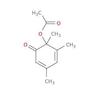 1,2,4-trimethyl-6-oxocyclohexa-2,4-dien-1-yl acetate