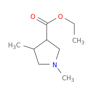 3-Pyrrolidinecarboxylic acid, 1,4-dimethyl-, ethyl ester