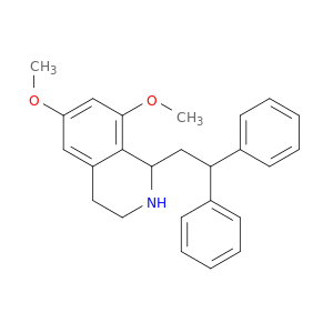 Isoquinoline, 1-(2,2-diphenylethyl)-1,2,3,4-tetrahydro-6,8-dimethoxy-