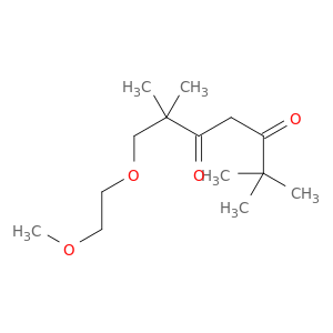 3,5-Heptanedione, 1-(2-methoxyethoxy)-2,2,6,6-tetramethyl-