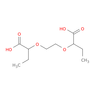 Butanoic acid, 2,2'-[1,2-ethanediylbis(oxy)]bis-