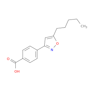 Benzoic acid, 4-(5-pentyl-3-isoxazolyl)-
